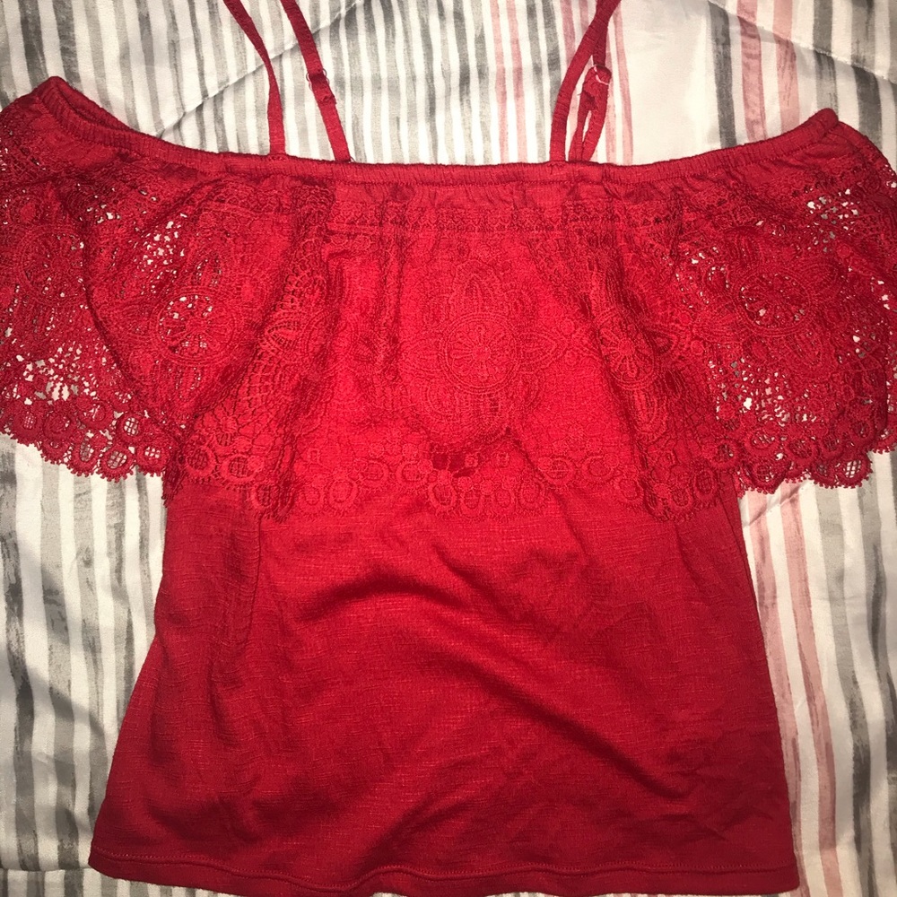 Ladies off the shoulder top